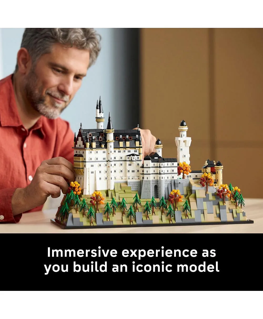 نموذج التجميع للبالغين قصر نويشفانشتاين من ليغو® أركتكتشر 21063 - 3455 قطعة - الصورة 4