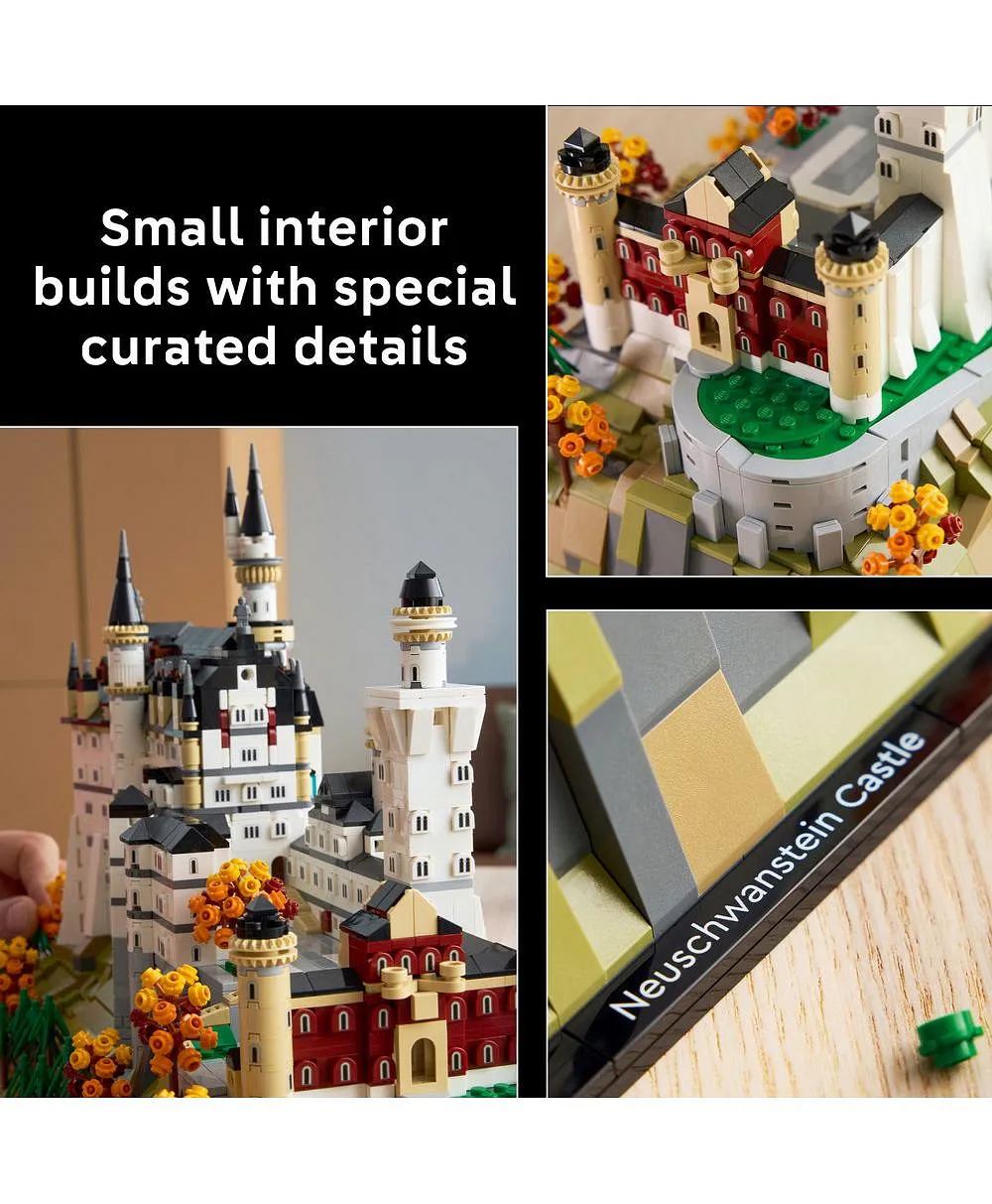 نموذج التجميع للبالغين قصر نويشفانشتاين من ليغو® أركتكتشر 21063 - 3455 قطعة - الصورة 6