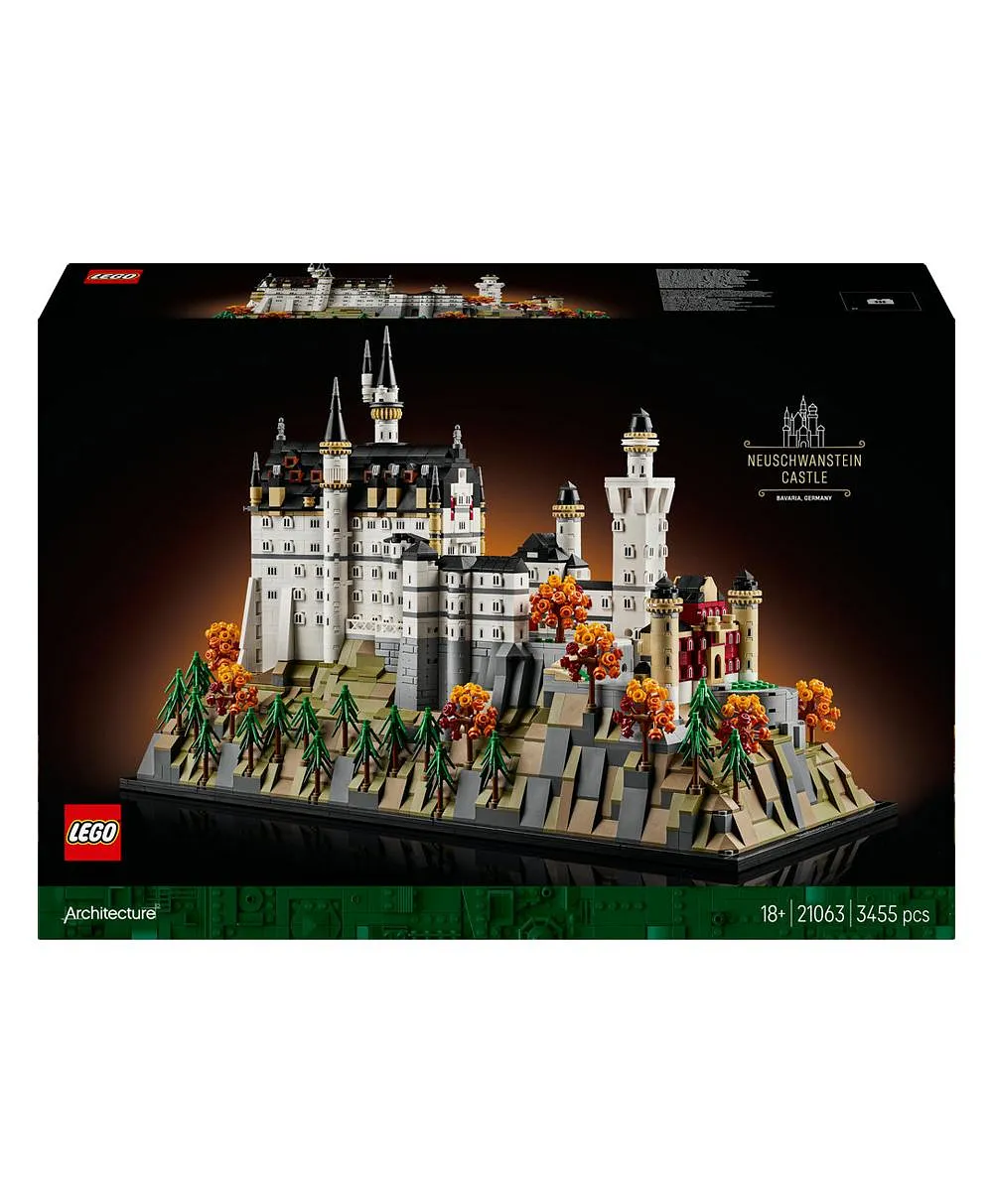 نموذج التجميع للبالغين قصر نويشفانشتاين من ليغو® أركتكتشر 21063 - 3455 قطعة - الصورة 10