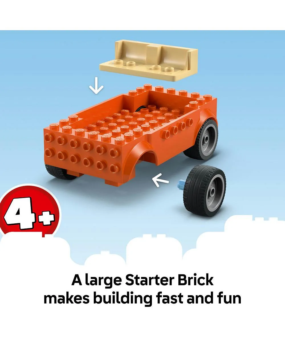 رحلة سيارة عائلة بلوي والشاطئ من ليغو® Bluey، مجموعة بناء لعبة مرحلة الروضة 11202 - 133 قطعة - الصورة 4