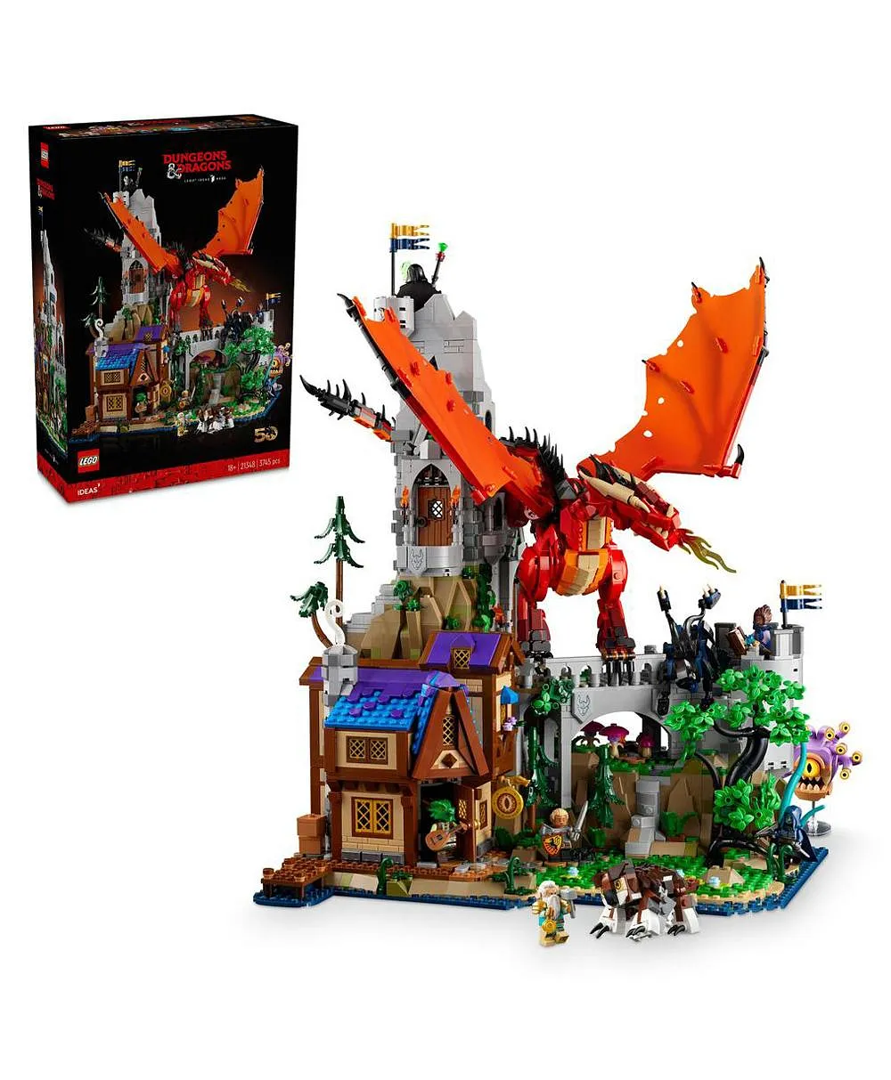 مجموعة Dungeons & Dragons: قصة التنين الأحمر من LEGO® Ideas - 3745 قطعة