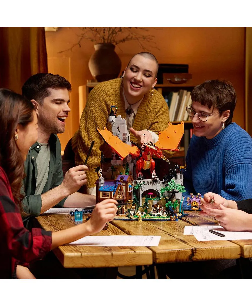مجموعة Dungeons & Dragons: قصة التنين الأحمر من LEGO® Ideas - 3745 قطعة - الصورة 7