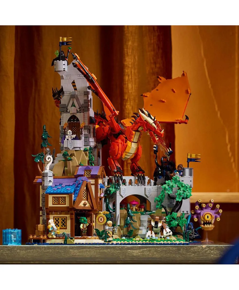 مجموعة Dungeons & Dragons: قصة التنين الأحمر من LEGO® Ideas - 3745 قطعة - الصورة 9