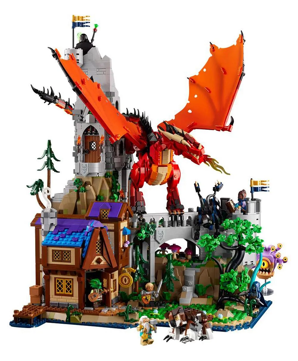 مجموعة Dungeons & Dragons: قصة التنين الأحمر من LEGO® Ideas - 3745 قطعة - الصورة 10