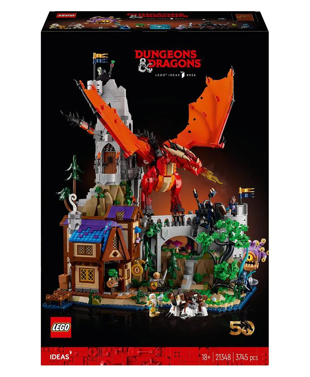مجموعة Dungeons & Dragons: قصة التنين الأحمر من LEGO® Ideas - 3745 قطعة - الصورة 11