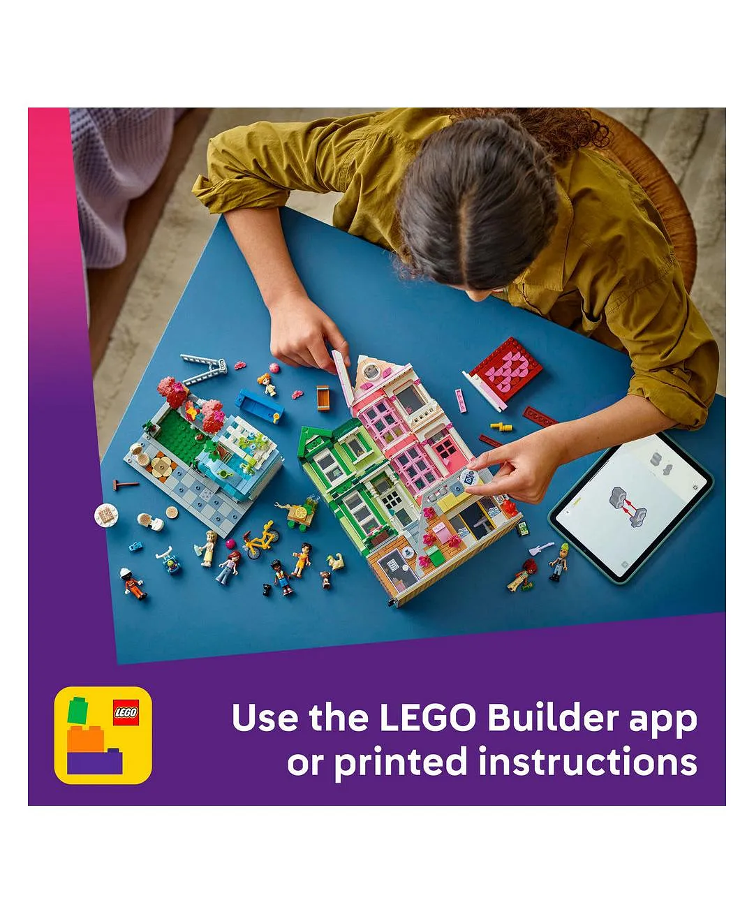 مجموعة نموذج شقق ومتاجر هارت ليك سيتي من ليغو® فريندز، هدية للأطفال والمراهقين 42670 - 2040 قطعة - الصورة 9