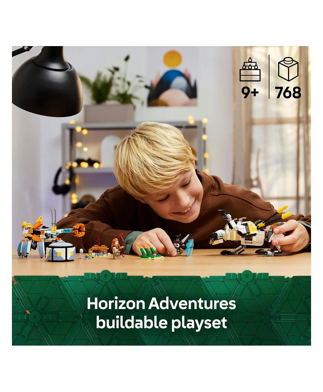لعبة شخصيات الروبوت آلوي وفارل ضد شيل ووكر وساوتوث من LEGO® Horizon Adventures™ 77037 - 768 قطعة - الصورة 4
