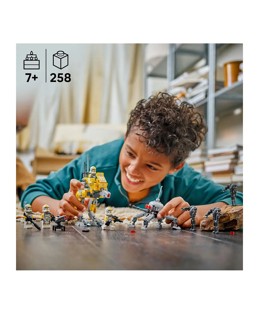 حزمة معركة الجنود المستنسخة™ بفيلق النجوم 327 من ليغو® Star Wars™، مجموعة هدية 75431 - 258 قطعة - الصورة 3