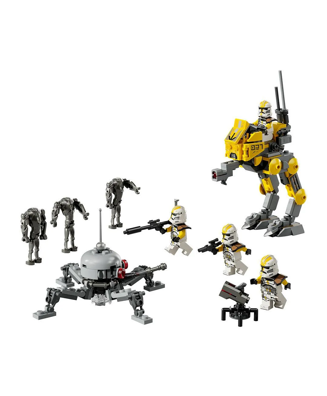 حزمة معركة الجنود المستنسخة™ بفيلق النجوم 327 من ليغو® Star Wars™، مجموعة هدية 75431 - 258 قطعة - الصورة 9