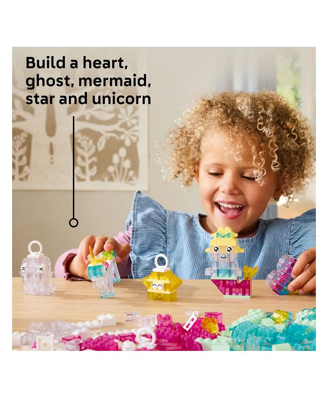 الصندوق السحري الشفّاف من ليغو® كلاسيك، لعبة مكعبات بناء ملوّنة مصمّمة للعب الإبداعي 11040 - 340 قطعة - الصورة 5