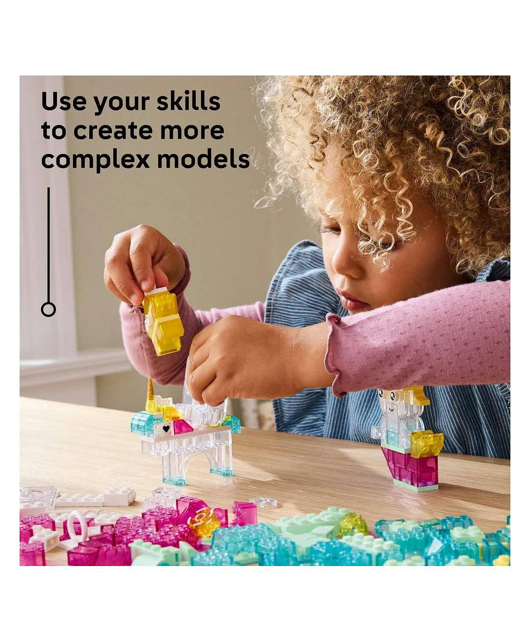 الصندوق السحري الشفّاف من ليغو® كلاسيك، لعبة مكعبات بناء ملوّنة مصمّمة للعب الإبداعي 11040 - 340 قطعة - الصورة 6