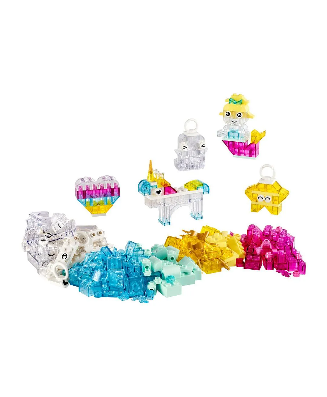 الصندوق السحري الشفّاف من ليغو® كلاسيك، لعبة مكعبات بناء ملوّنة مصمّمة للعب الإبداعي 11040 - 340 قطعة - الصورة 10