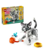 لعبة الحيوانات الأليفة قطّة مرحة من Lليغو® كرييتور 3 في 1، تتحول إلى نموذج كلب أو حمامة 31163 - 407 قطعة