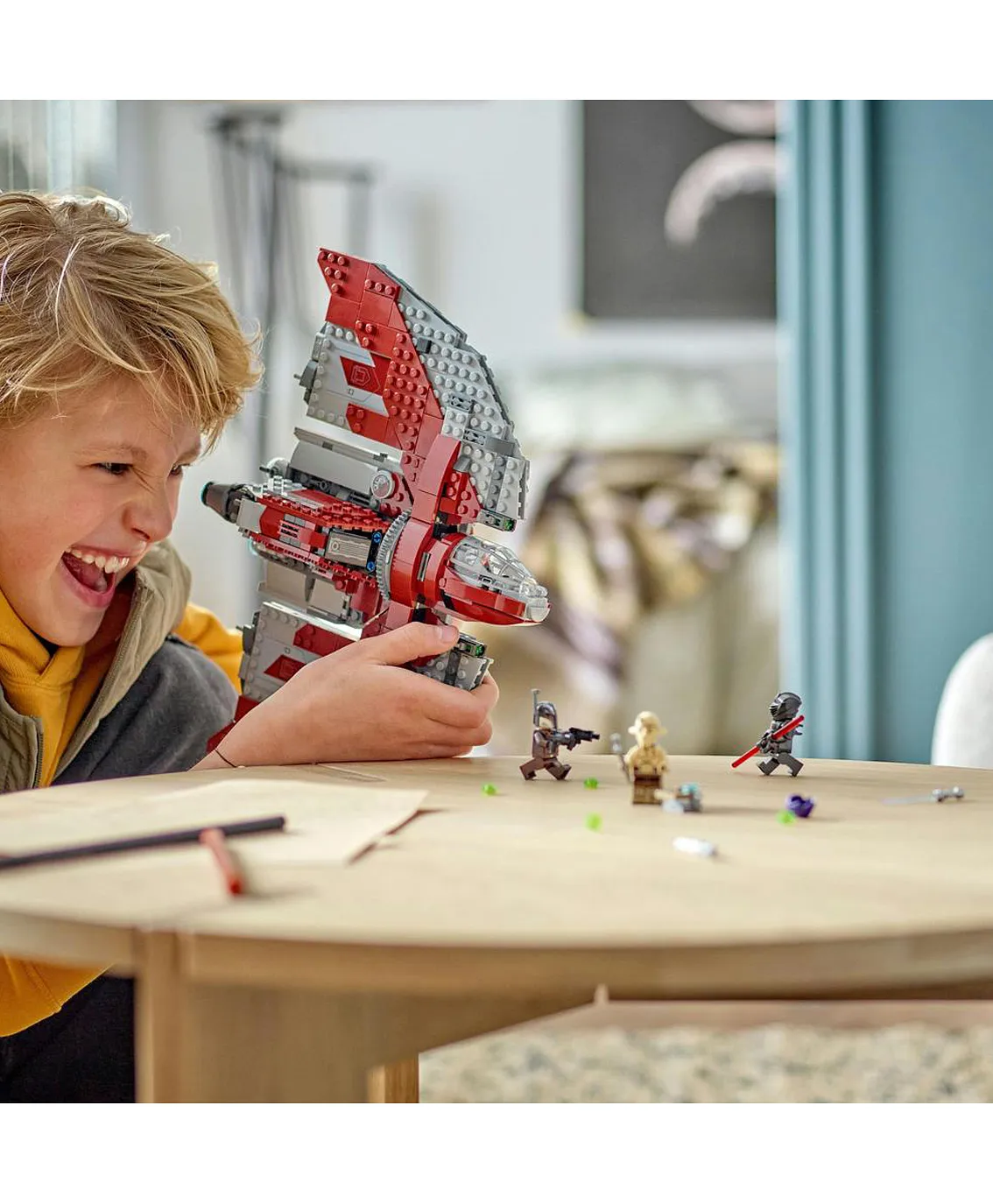 مجموعة لعبة بناء مكوك جيداي T-6 الخاص بأسوكا تانو 75362 من LEGO® Star Wars™ (601 قطعة) - الصورة 6