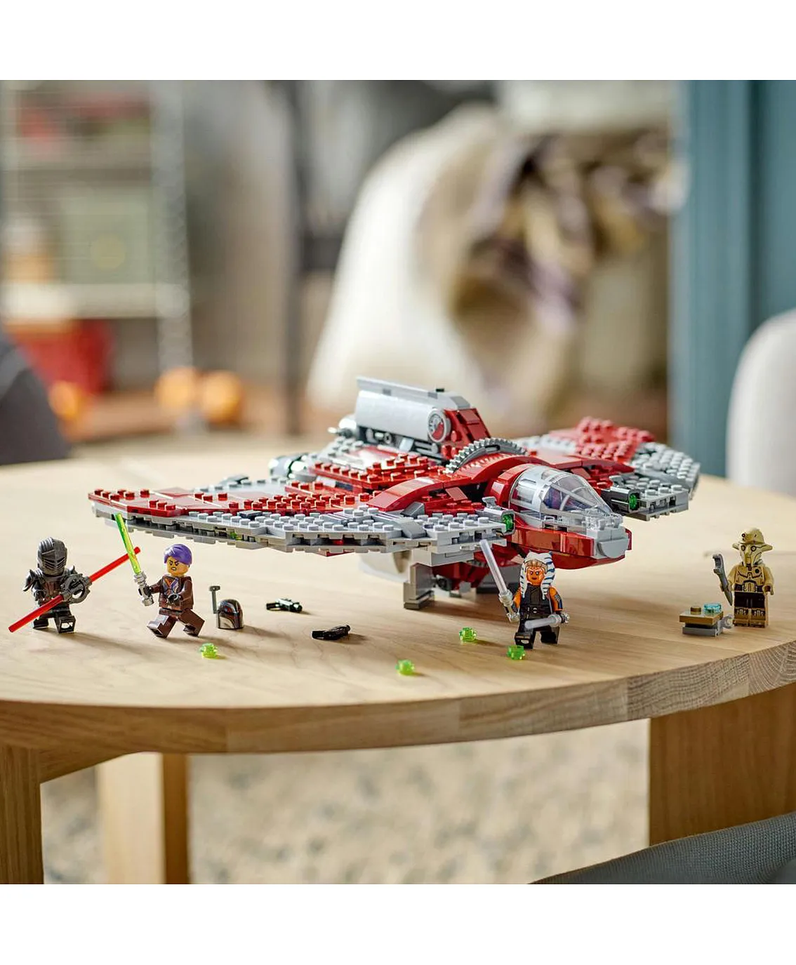مجموعة لعبة بناء مكوك جيداي T-6 الخاص بأسوكا تانو 75362 من LEGO® Star Wars™ (601 قطعة) - الصورة 8