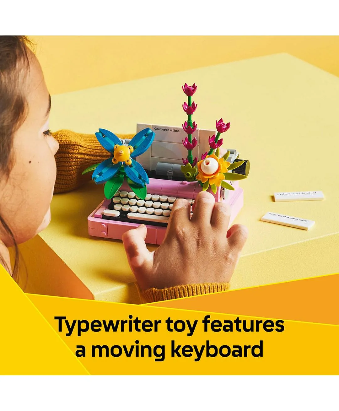 مجموعة لعب آلة كاتبة مع زهور من ليغو® كرييتور 3 في 1، تتحول إلى كيتار أو زهرية 31169 - 363 قطعة - الصورة 5