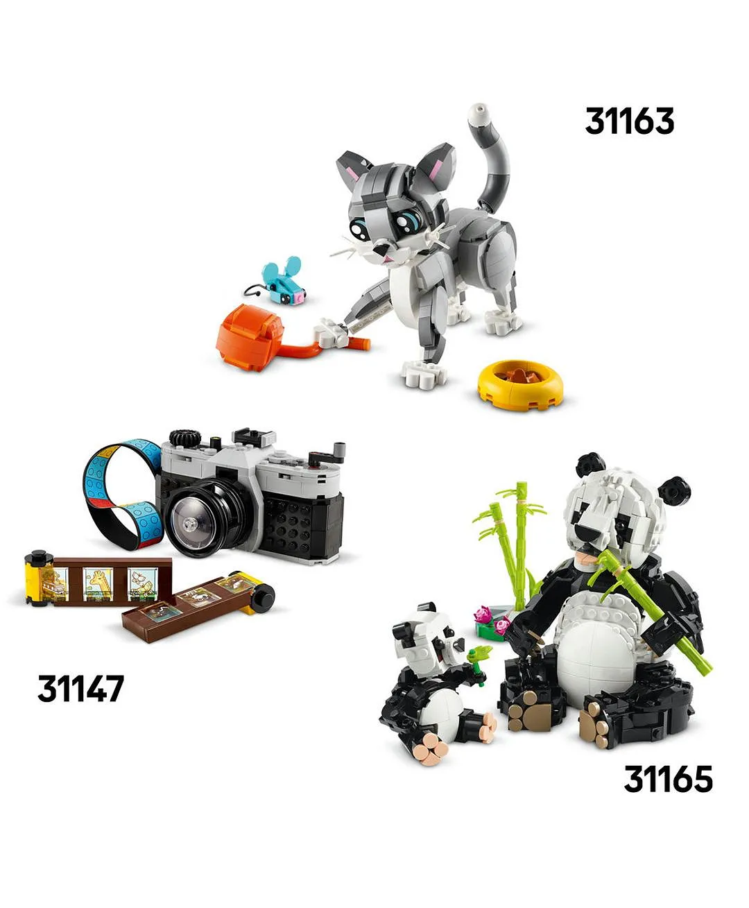 مجموعة لعب آلة كاتبة مع زهور من ليغو® كرييتور 3 في 1، تتحول إلى كيتار أو زهرية 31169 - 363 قطعة - الصورة 8