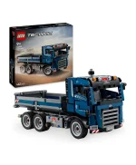 لعبة الشاحنة القلابة من ليغو® Technic للأطفال، مركبة التشييد الزرقاء 42203 - 462 قطعة