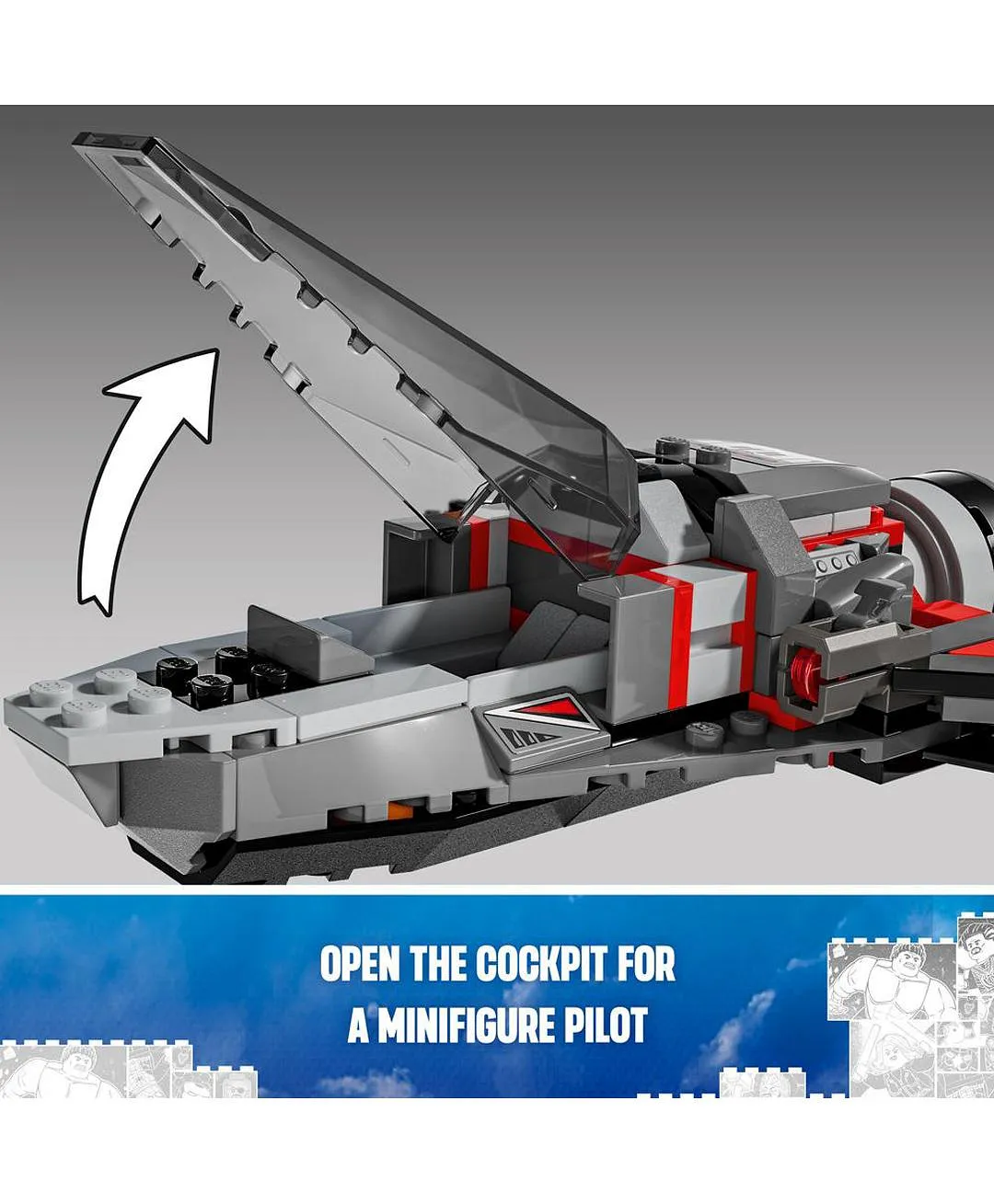 ليغو مجسم بناء معركة كابتن أمريكا وريد هالك 76292 - 223 قطعة - الصورة 4
