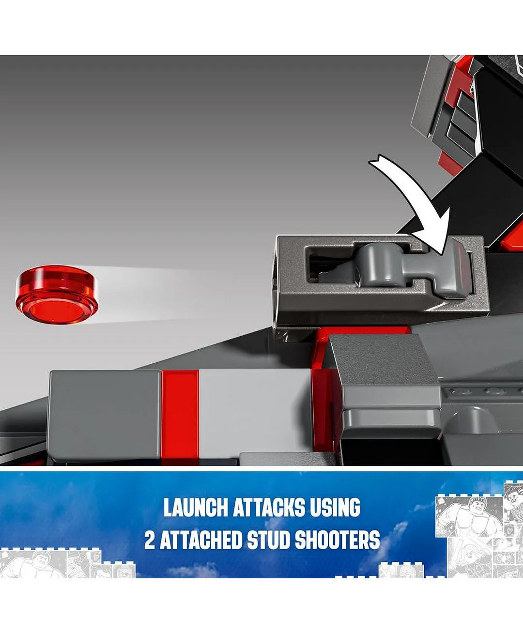 ليغو مجسم بناء معركة كابتن أمريكا وريد هالك 76292 - 223 قطعة - الصورة 5