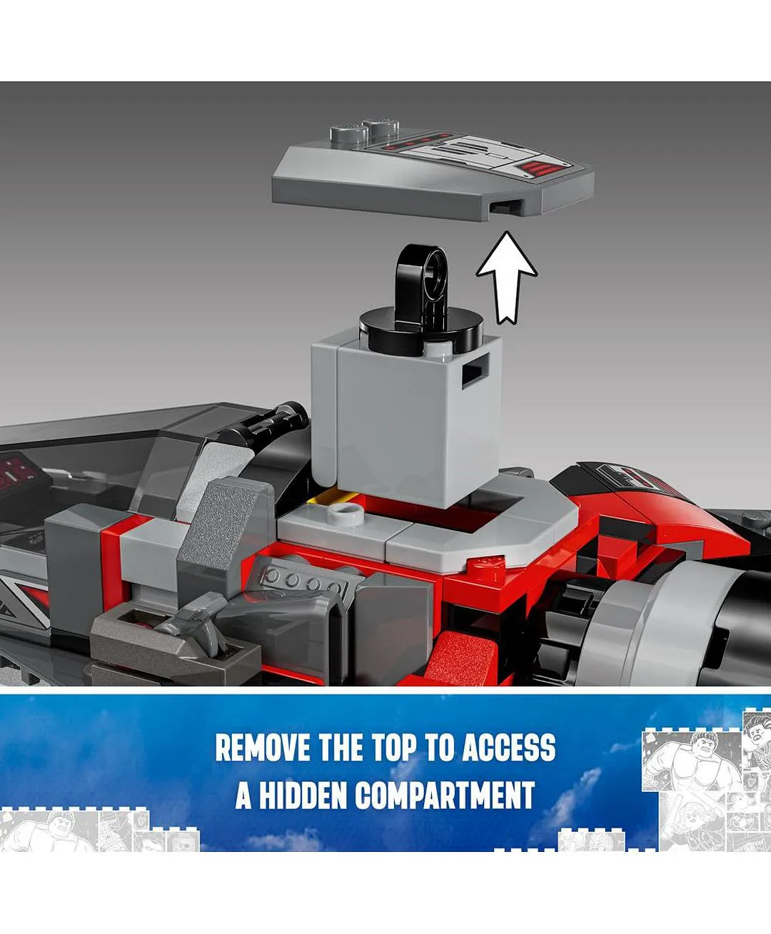 ليغو مجسم بناء معركة كابتن أمريكا وريد هالك 76292 - 223 قطعة - الصورة 6