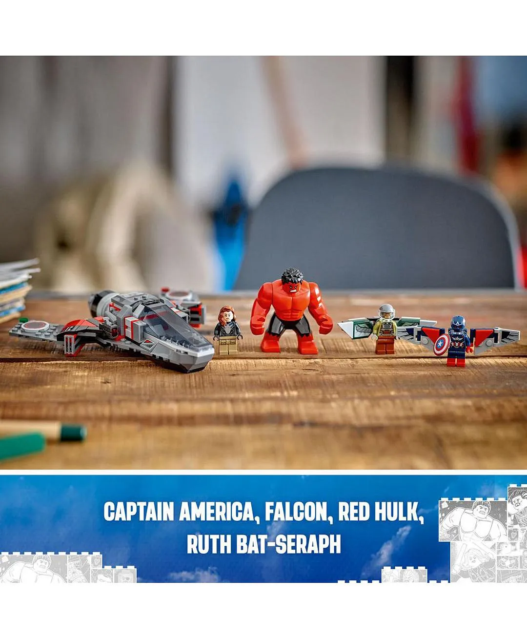 ليغو مجسم بناء معركة كابتن أمريكا وريد هالك 76292 - 223 قطعة - الصورة 7