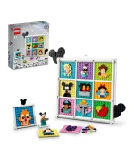 مجموعة لعبة بناء 100 عام من رسوم ديزني المتحركة الشهيرة 43221 من LEGO® ǀ Disney (1022 قطعة)