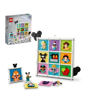 مجموعة لعبة بناء 100 عام من رسوم ديزني المتحركة الشهيرة 43221 من LEGO® ǀ Disney (1022 قطعة)
