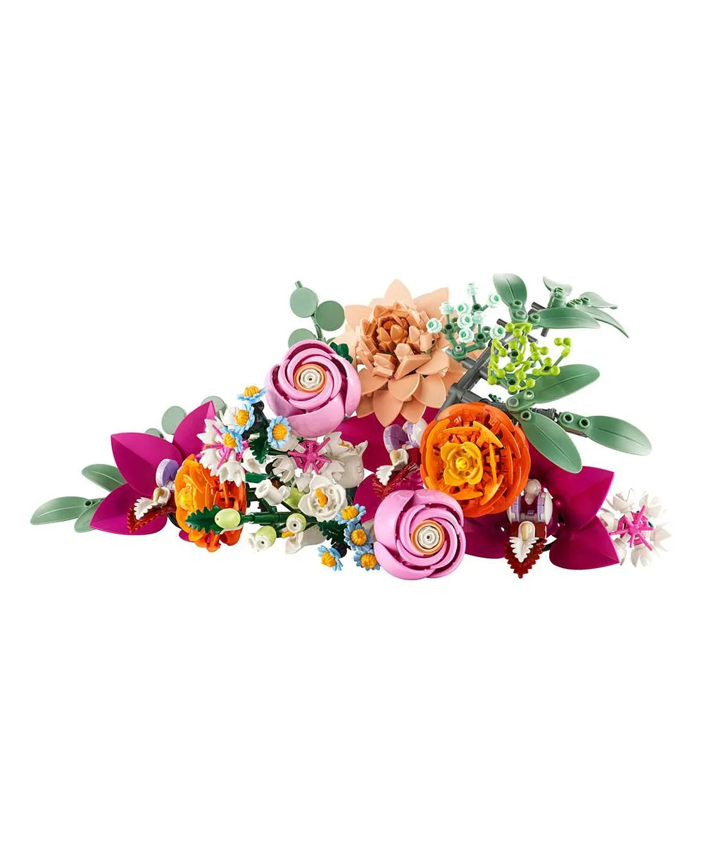 ديكور الزهور باقة الزهور الوردية الجميلة من ليغو® Botanicals، مجموعة بناء هدية مستوحاة من الطبيعة للبالغين 10342 - 749 قطعة - الصورة 9