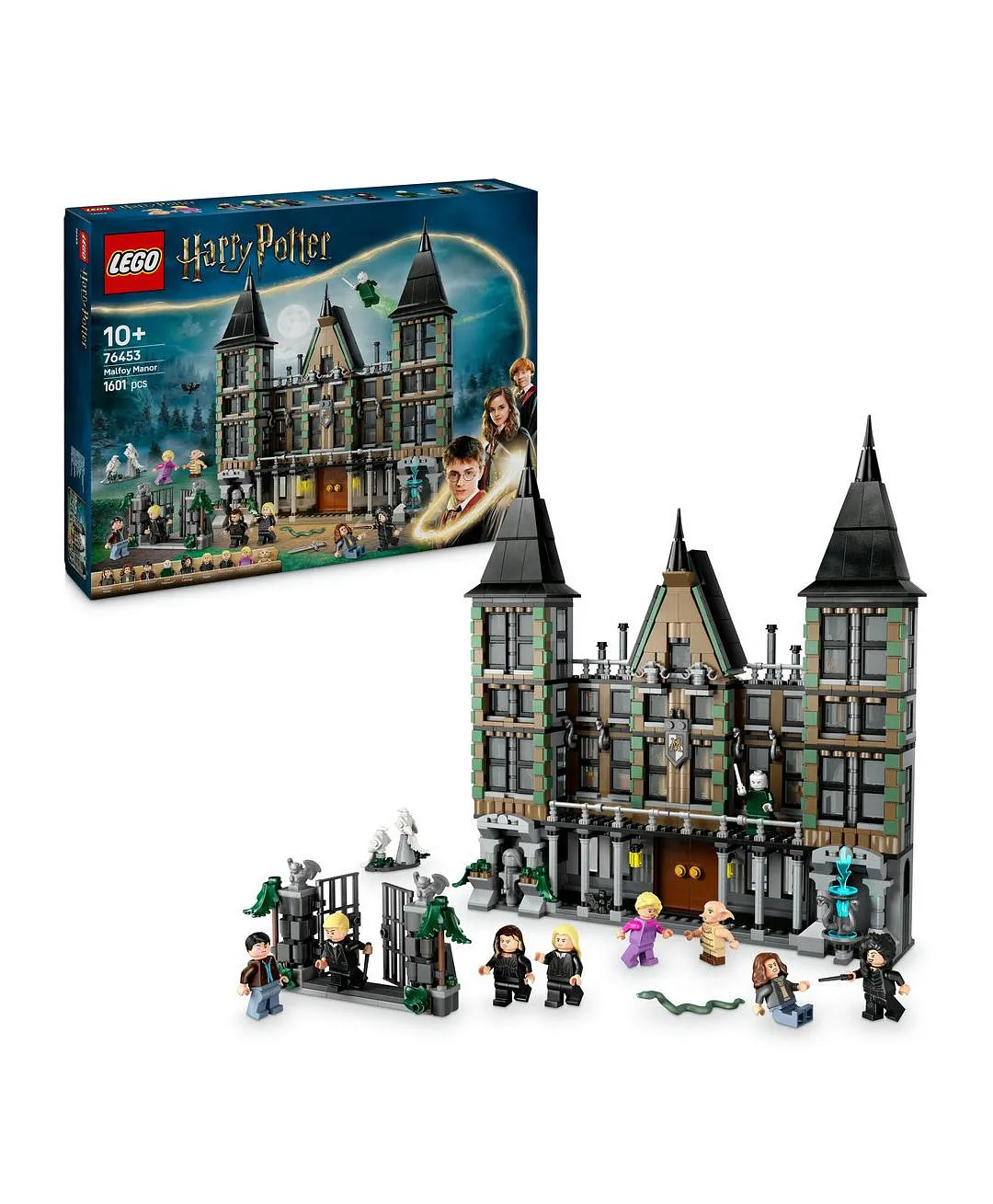 قصر مالفوي من ليغو® Harry Potter™، لعبة ساحر للأطفال، مجموعة اللعب والعرض القابلة للتجميع 76453 - 1601 قطعة