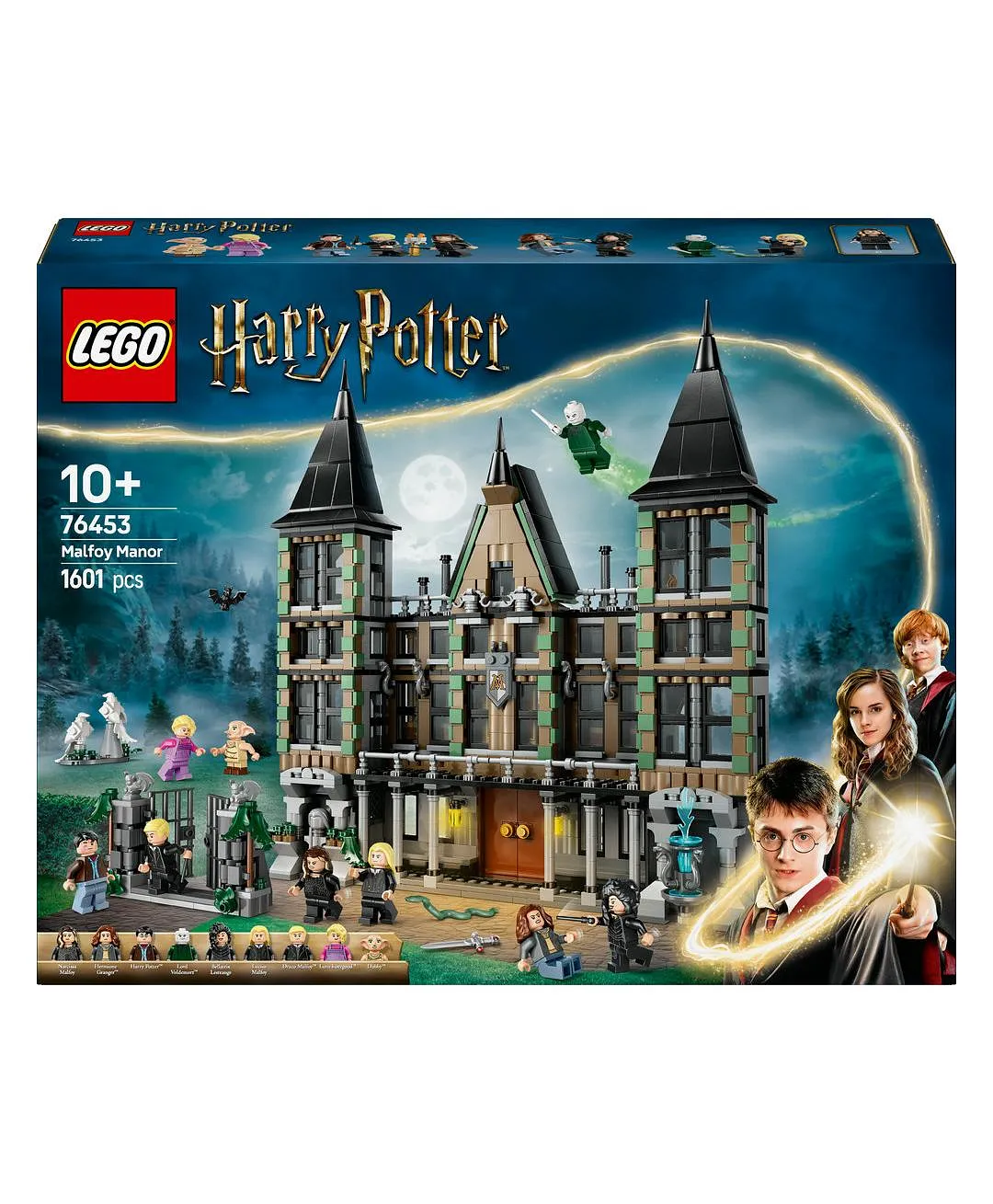 قصر مالفوي من ليغو® Harry Potter™، لعبة ساحر للأطفال، مجموعة اللعب والعرض القابلة للتجميع 76453 - 1601 قطعة - الصورة 11