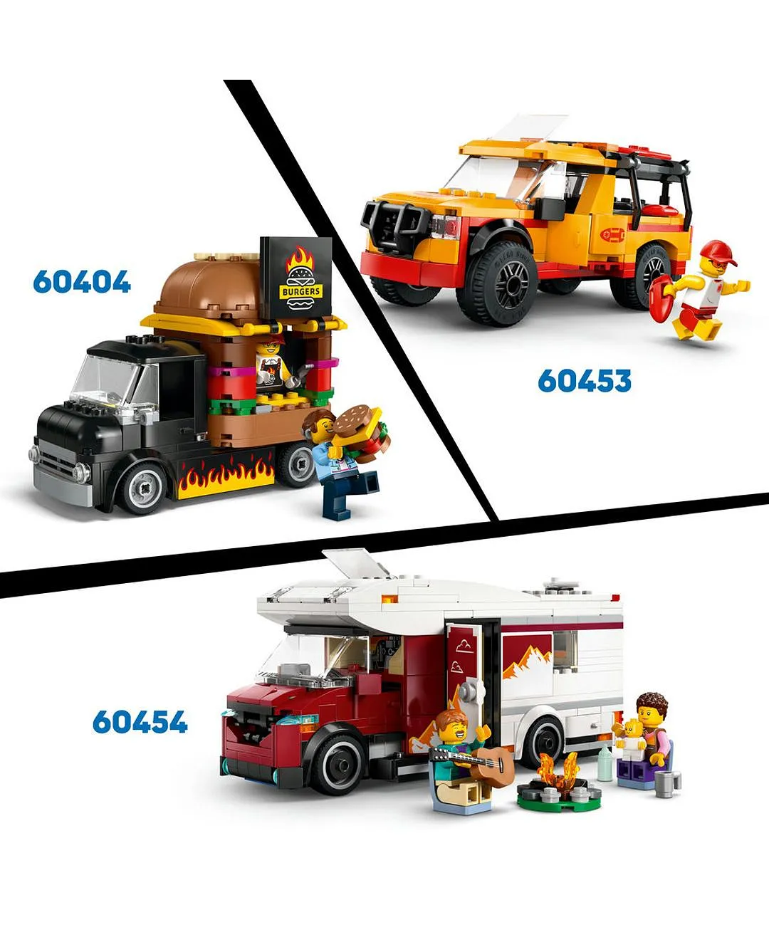 مجموعة لعب الأطفال شاحنة الدونتس من ليغو® سيتي، لعبة مركبة بيع للصبيان والبنات بعمر 5 سنوات أو أكثر 60452 - 196 قطعة - الصورة 8