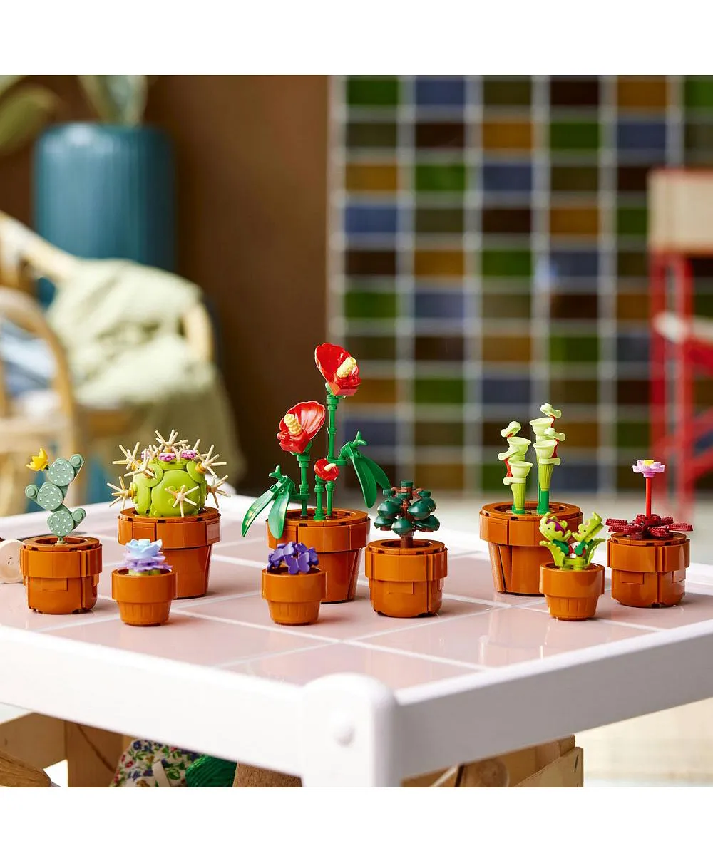 مجموعة بناء النباتات الصغيرة 10329 للبالغين من LEGO® Botanicals - الصورة 4