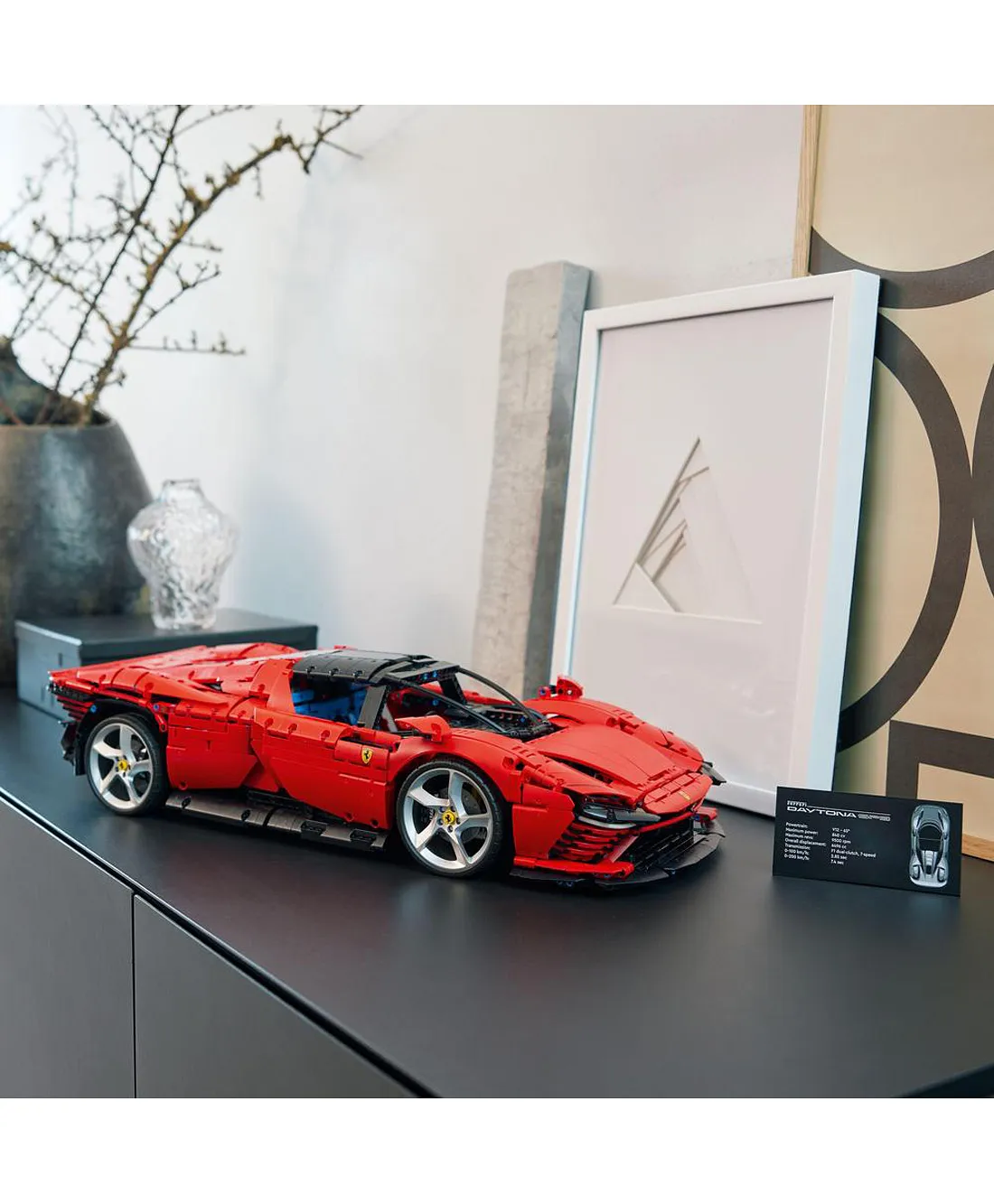 ليغو - مجموعة بناء فيراري دايتونا إس بي 3 تكنيك - 3778 قطعة - الصورة 6