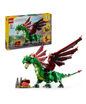 لعبة مخلوق تنّين العصور الوسطى من ليغو® كرييتور، يتحول إلى ثعبان بحر أو عنقاء 31161 - 715 قطعة