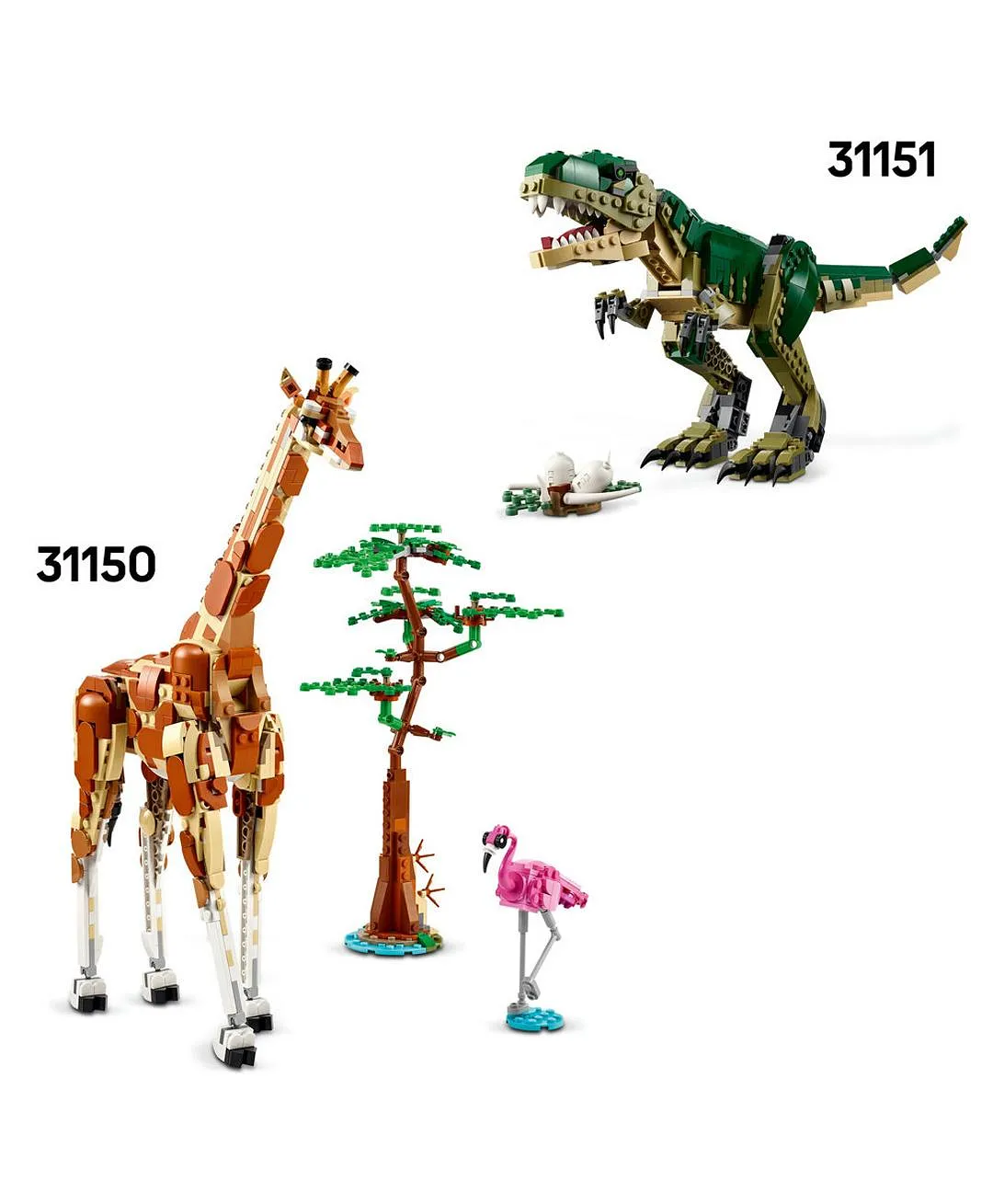 لعبة مخلوق تنّين العصور الوسطى من ليغو® كرييتور، يتحول إلى ثعبان بحر أو عنقاء 31161 - 715 قطعة - الصورة 8