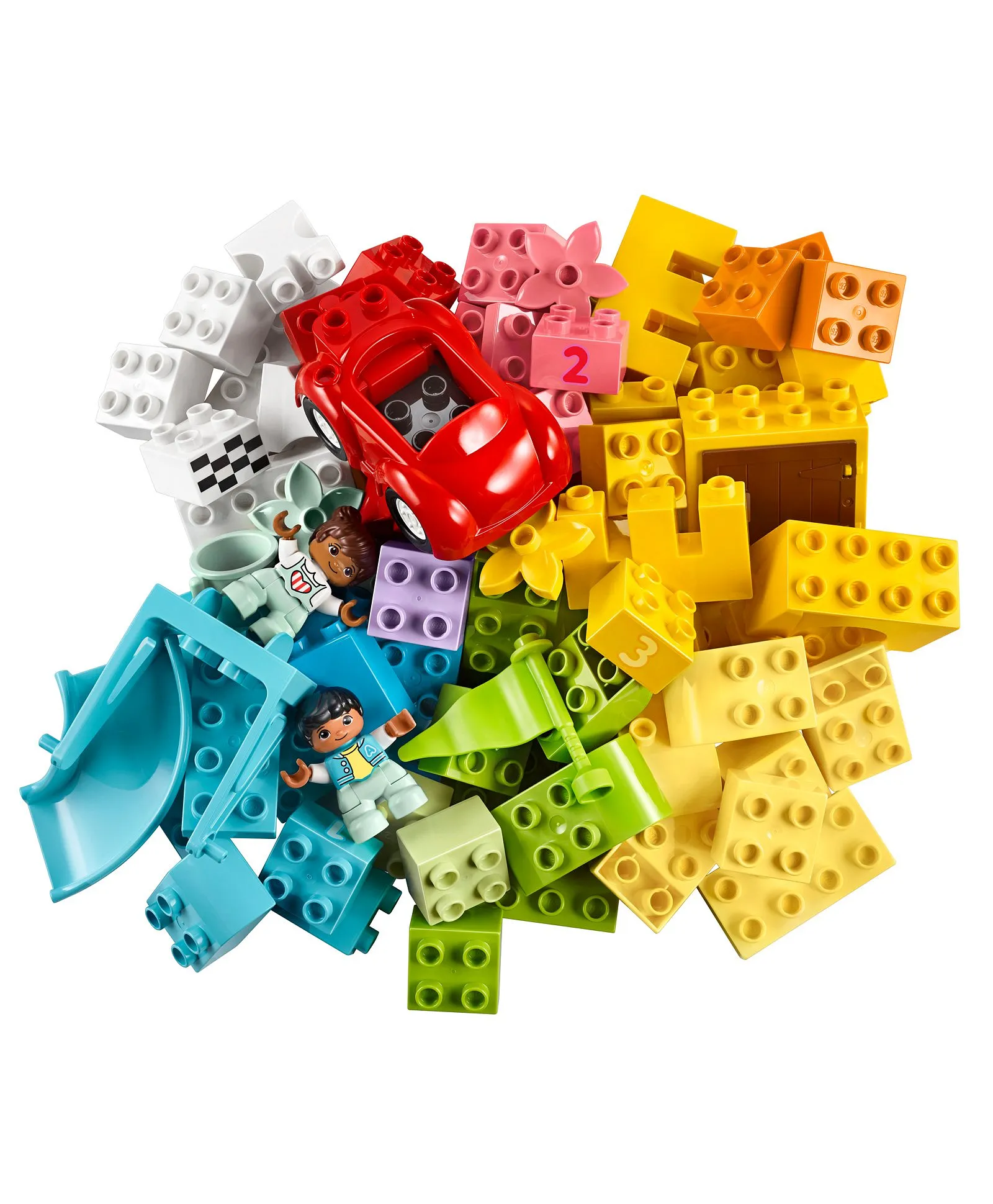 ليغو - مجموعة مكعبات بناء كلاسيكية فاخرة دوبلو مكونة من 85 قطعة - الصورة 4