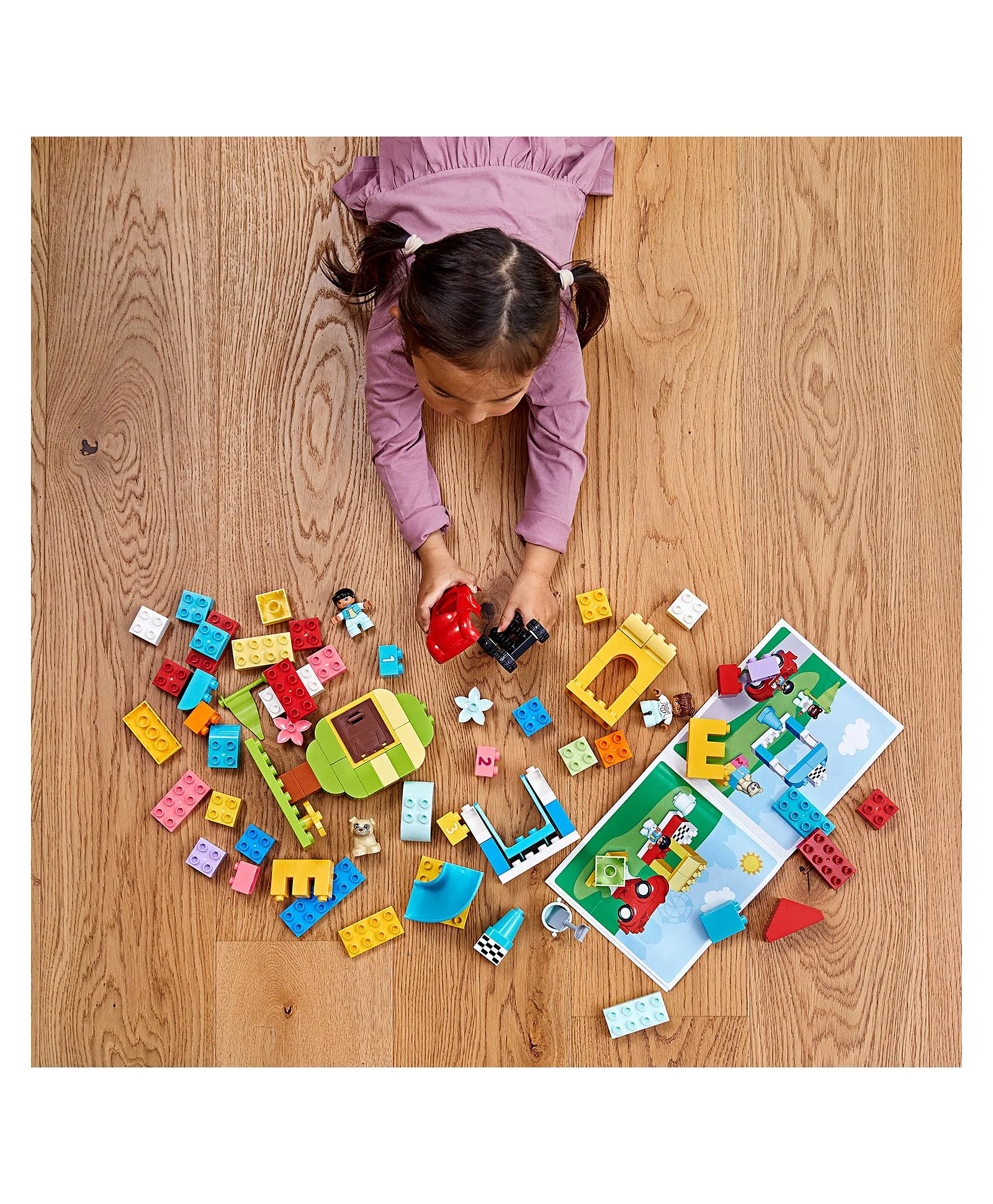 ليغو - مجموعة مكعبات بناء كلاسيكية فاخرة دوبلو مكونة من 85 قطعة - الصورة 5