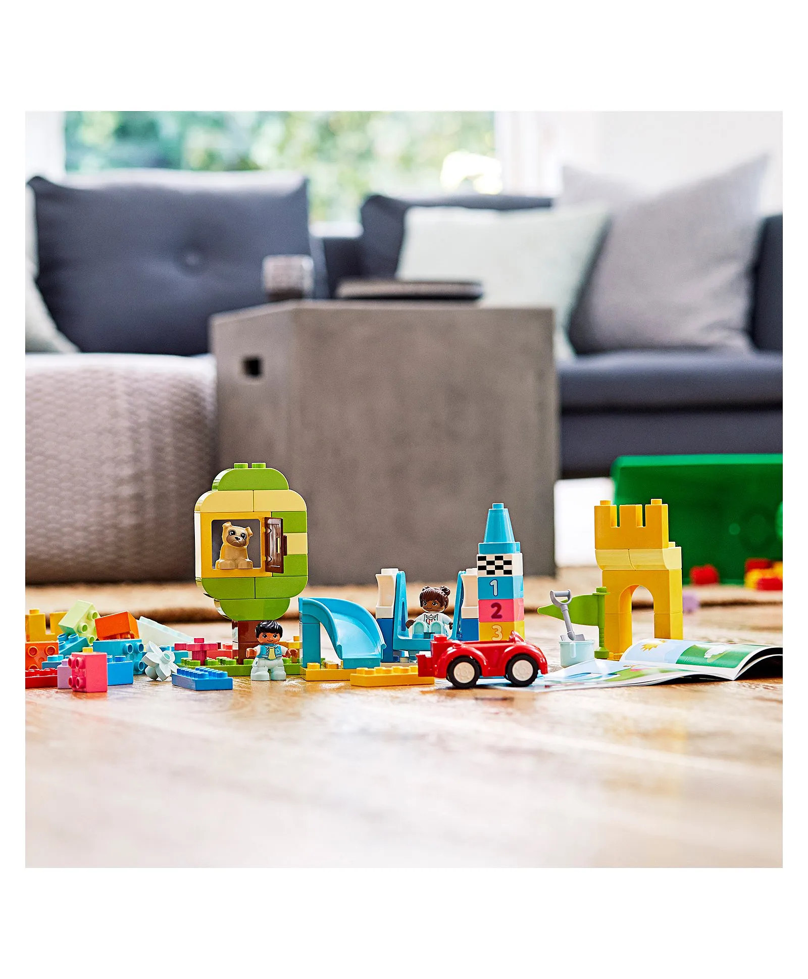 ليغو - مجموعة مكعبات بناء كلاسيكية فاخرة دوبلو مكونة من 85 قطعة - الصورة 6