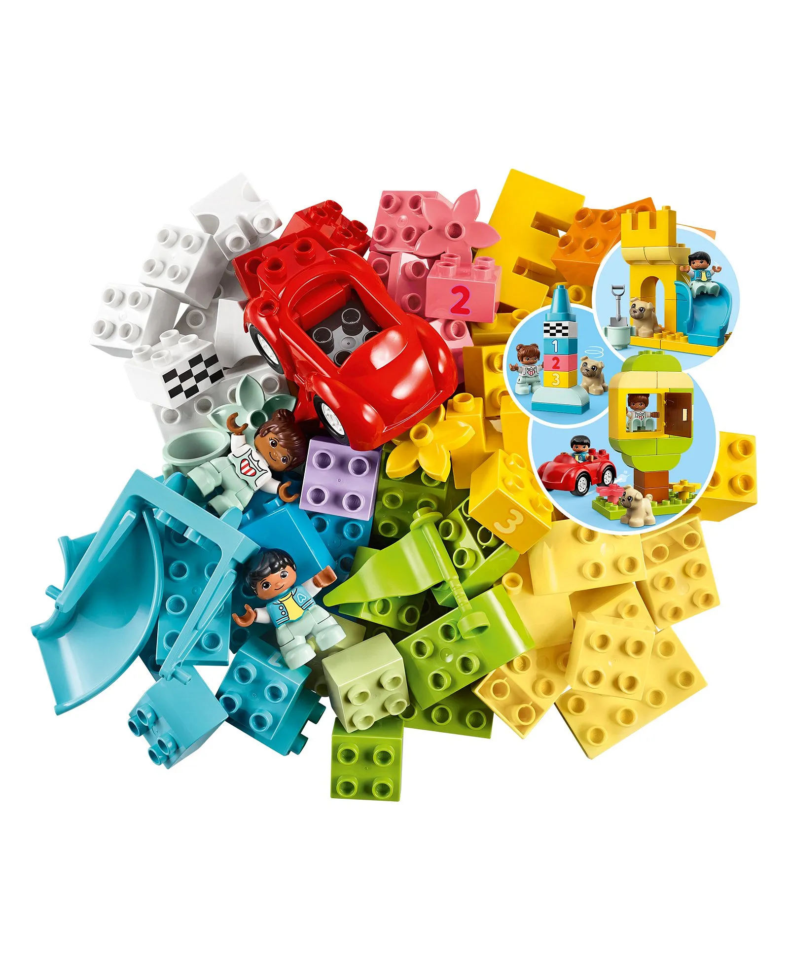 ليغو - مجموعة مكعبات بناء كلاسيكية فاخرة دوبلو مكونة من 85 قطعة - الصورة 7