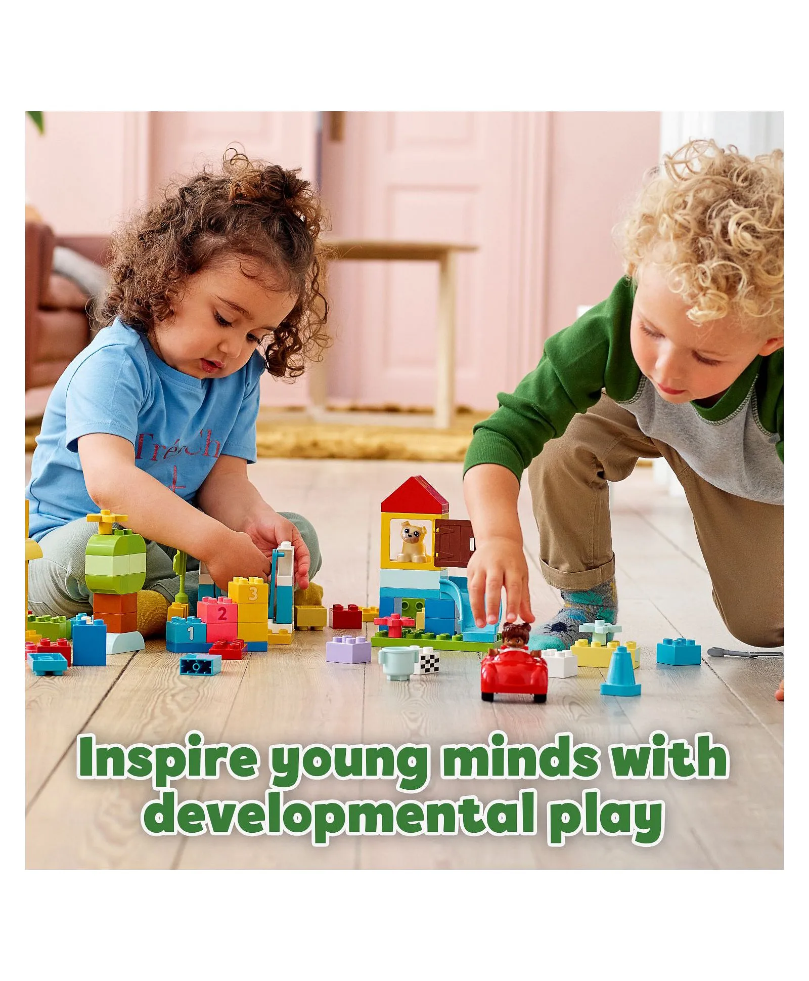 ليغو - مجموعة مكعبات بناء كلاسيكية فاخرة دوبلو مكونة من 85 قطعة - الصورة 10