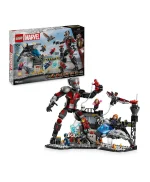 مجموعة لعب قابلة للبناء معركة تشويق كابتن أمريكا: الحرب الأهلية من LEGO® Marvel مع 8 شخصيات صغيرة 76314 - 736 قطعة