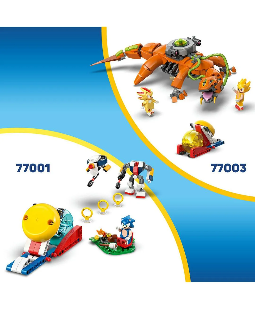 ألعاب آلي مجموعة لعب Cyclone القابلة للتجميع بمواجهة Metal Sonic 77002 من ™ليغو® Sonic the Hedgehog - 290 قطعة - الصورة 8