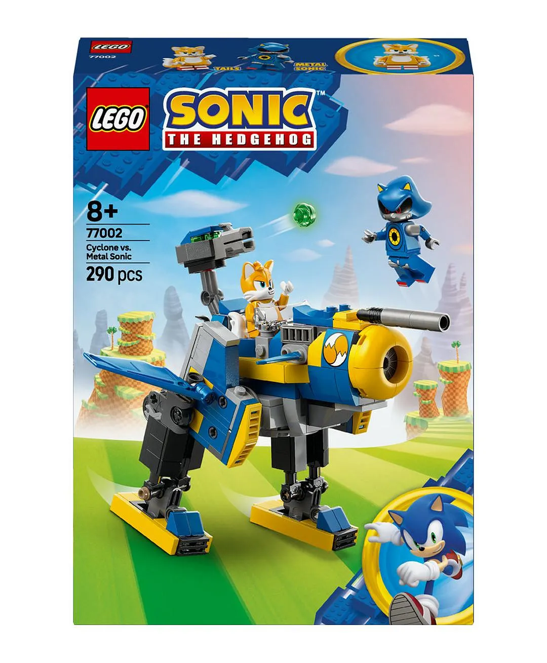 ألعاب آلي مجموعة لعب Cyclone القابلة للتجميع بمواجهة Metal Sonic 77002 من ™ليغو® Sonic the Hedgehog - 290 قطعة - الصورة 10