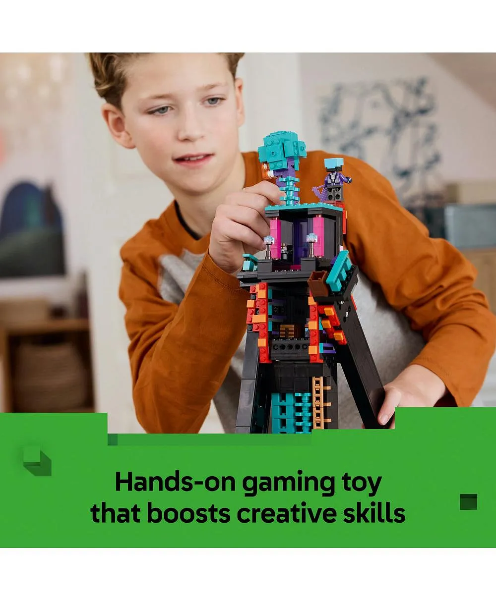 لعبة بناء برج إندرمان 21279 من ليغو® Minecraft® للأطفال، هدية لهواة الألعاب - 867 قطعة - الصورة 6