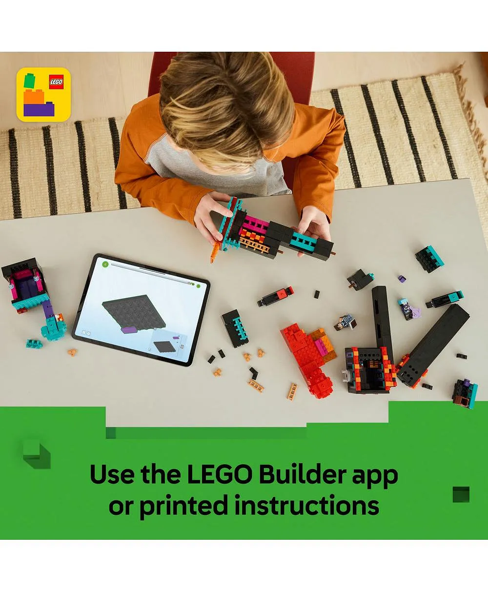 لعبة بناء برج إندرمان 21279 من ليغو® Minecraft® للأطفال، هدية لهواة الألعاب - 867 قطعة - الصورة 7