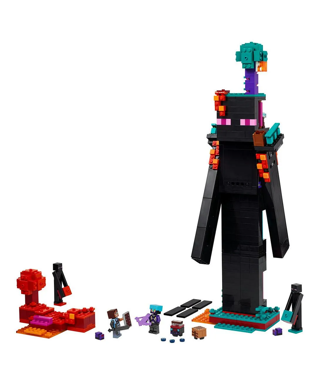 لعبة بناء برج إندرمان 21279 من ليغو® Minecraft® للأطفال، هدية لهواة الألعاب - 867 قطعة - الصورة 9