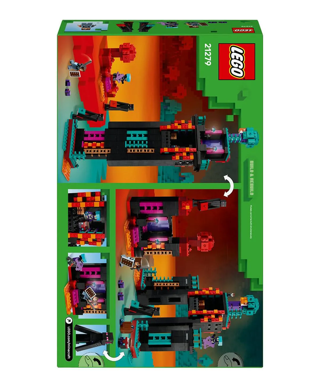 لعبة بناء برج إندرمان 21279 من ليغو® Minecraft® للأطفال، هدية لهواة الألعاب - 867 قطعة - الصورة 11