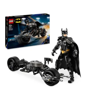 شخصية الرجل الوطواط™ القابلة للبناء ودراجة الوطواط 76273 من LEGO® DC Batman™‎
