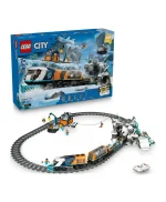 مجموعة قطار القطب السريع للمستكشفين من ليغو® سيتي لهواة ألعاب العلوم والتكنولوجيا والهندسة والرياضيات واللعب التظاهري 60470 - 1517 قطعة